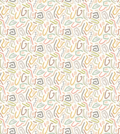 Squiggle Wallpaper by Ohpopsi Laurel & Sand