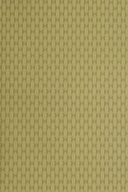 Squirrel Leaf Wallpaper by Jean Monro in Olive