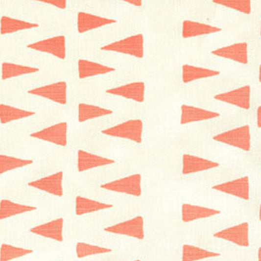 St Jean Stripe Coral on Tint fabric by Alan Campbell