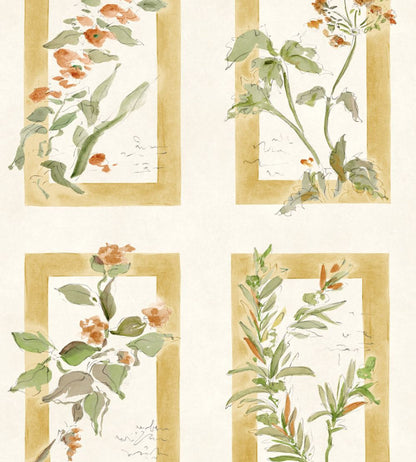 Sta Cruz Wallpaper by Coordonne Ocre