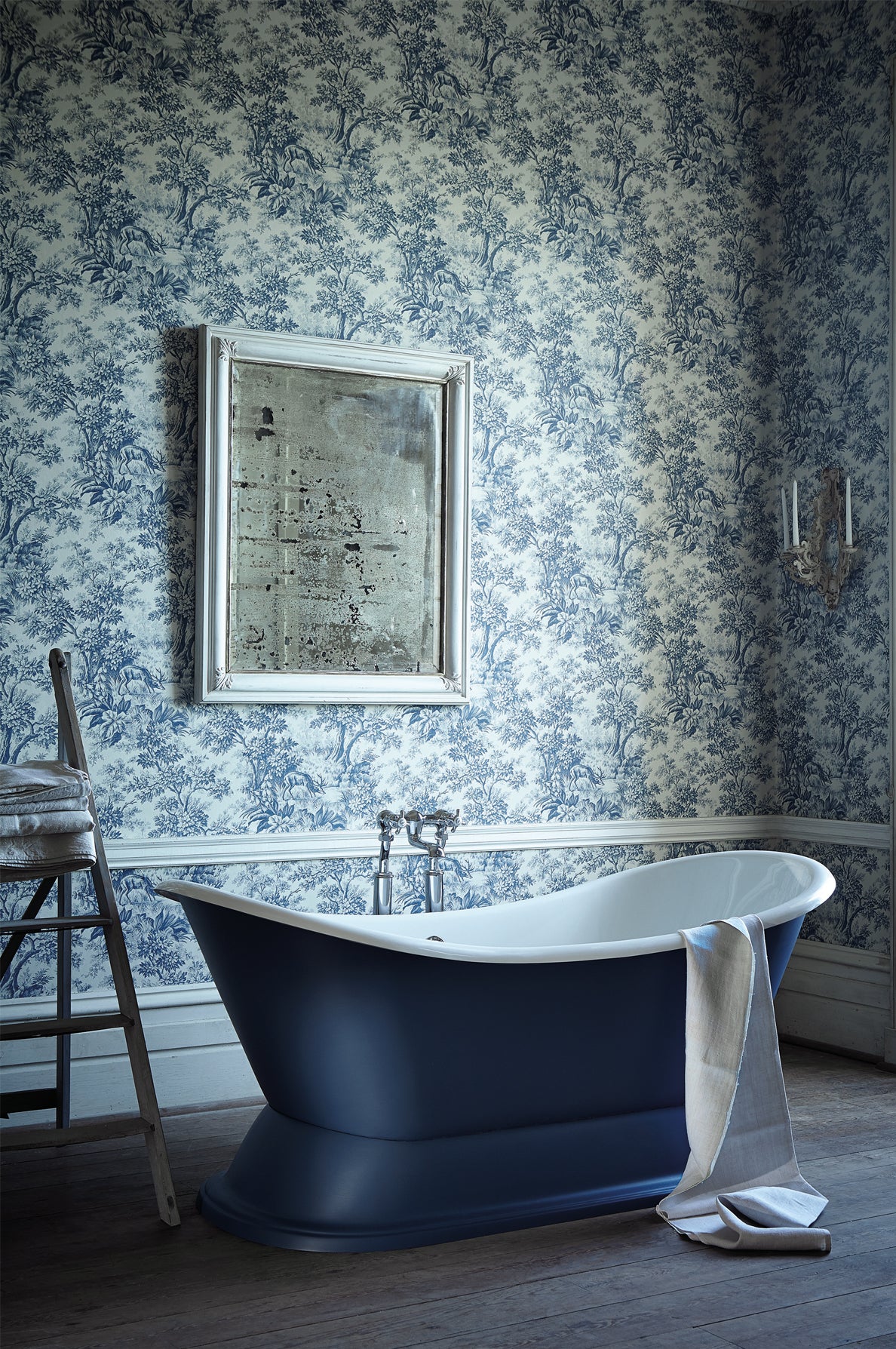 Stag Toile Wallpaper by Little Greene | The ReBorn House
