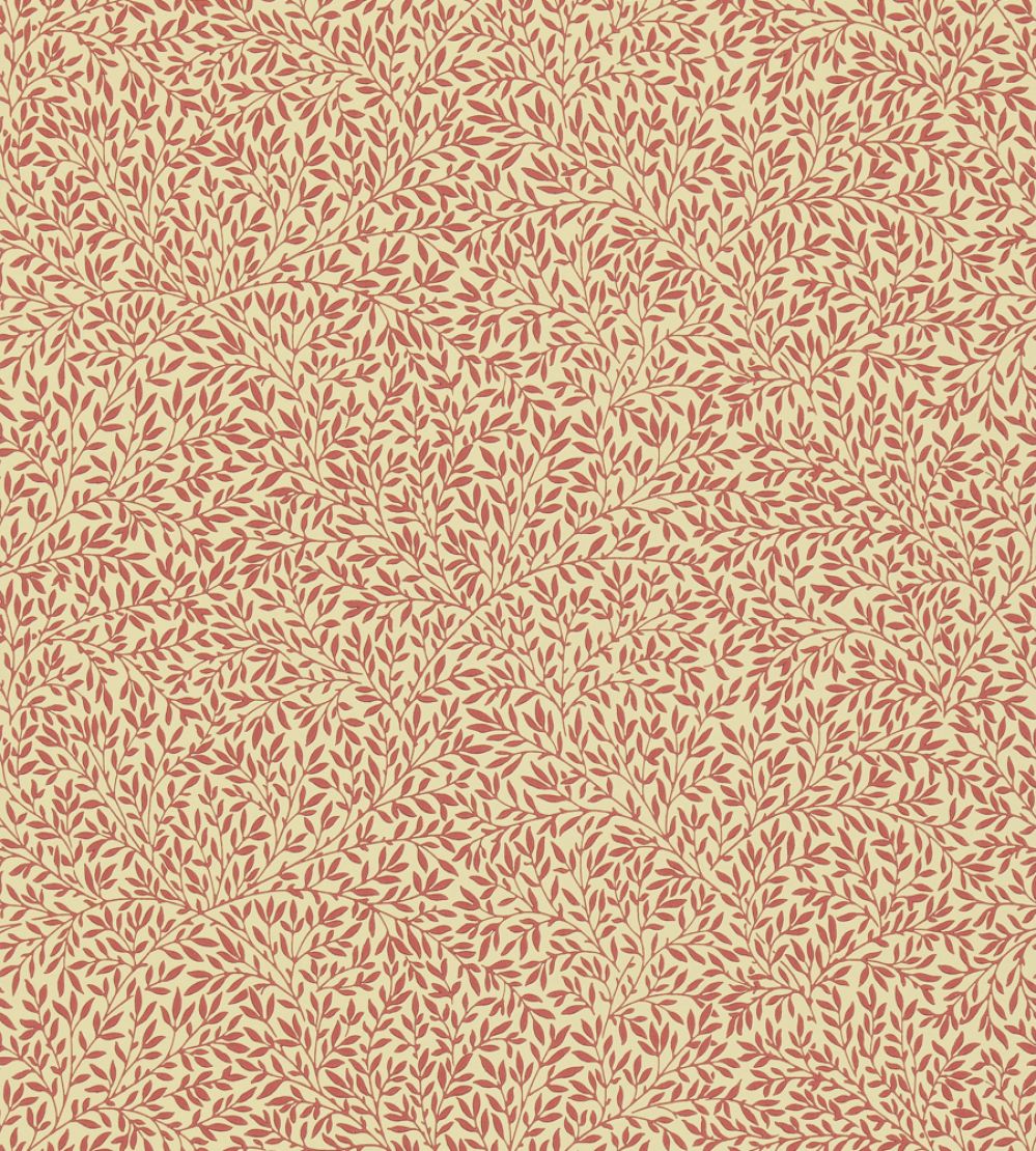 Standen Wallpaper by Morris & Co Beige/Brick Red