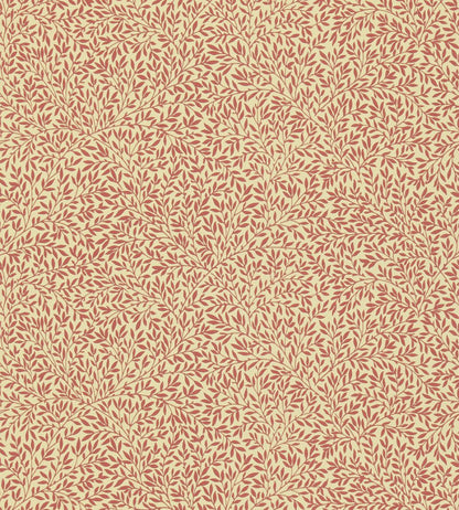Standen Wallpaper by Morris & Co Beige/Brick Red