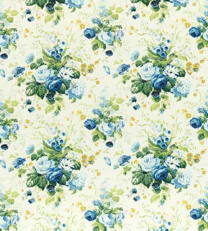 Stapleton Park French Blue fabric by Sanderson