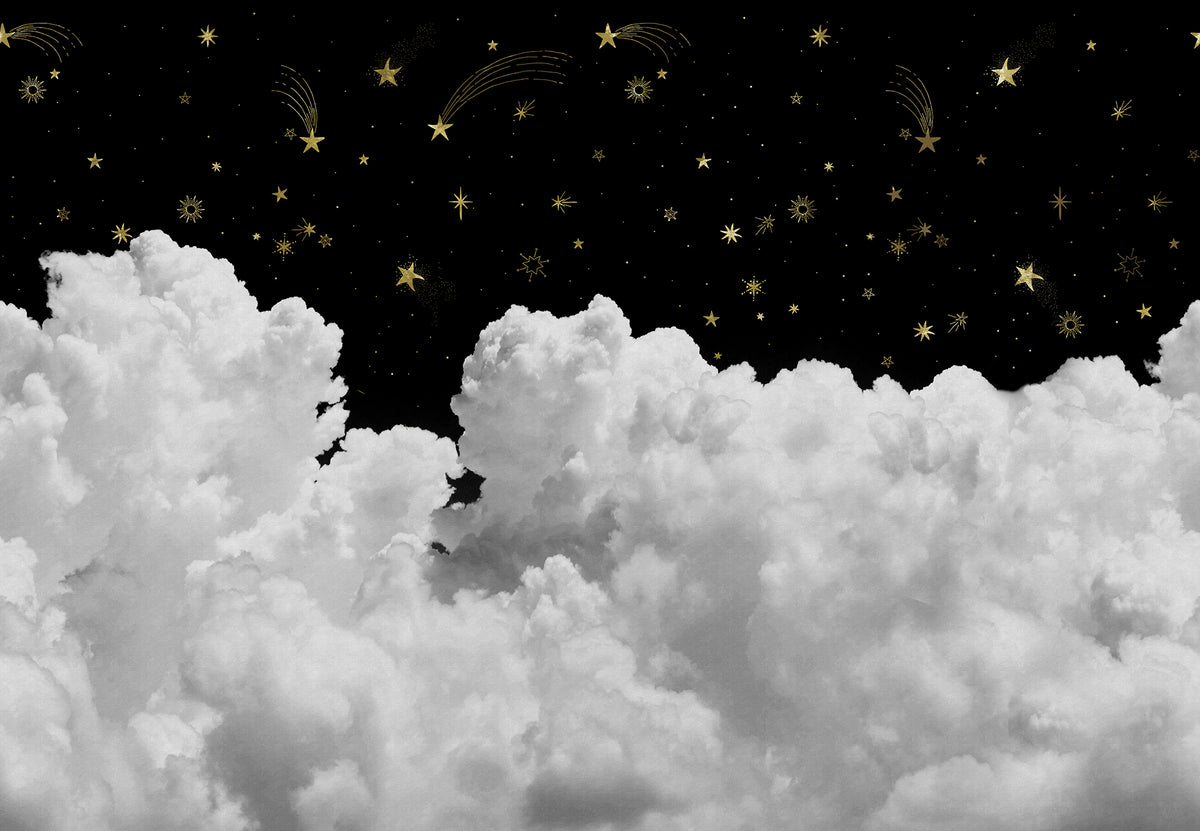 Star Cloud Night mural by Rebel Walls