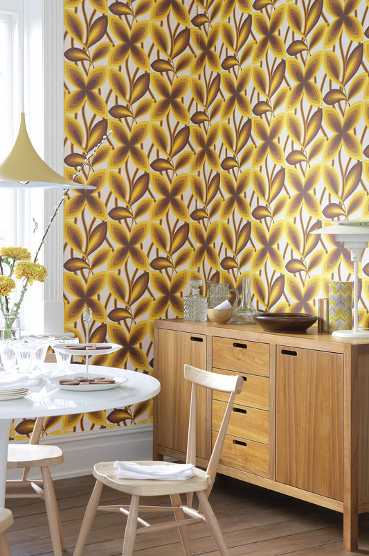 Starflower wallpaper by Little Greene in Original