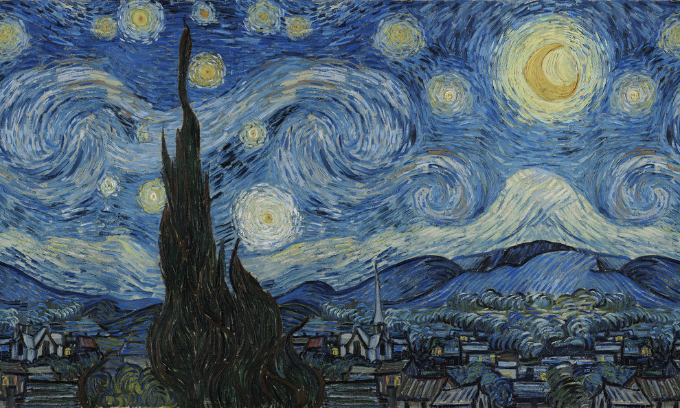 Starry Night by Van Gogh Repeatable Mural | Rebel Walls – The ReBorn House