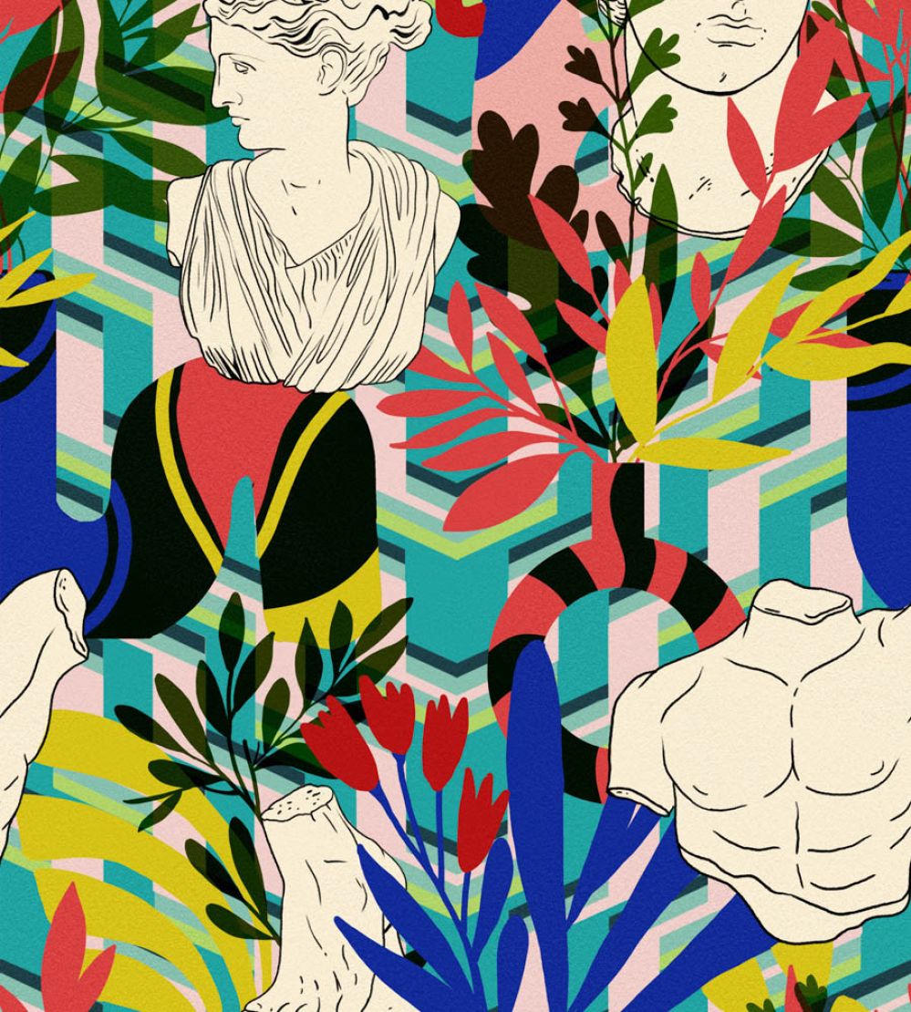 Statuario Wallpaper by MINDTHEGAP Blu