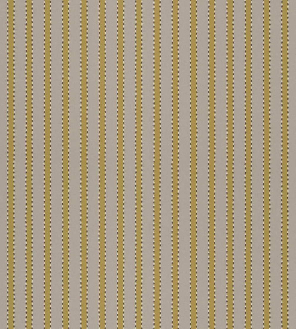Stiched Stripe Wallpaper by Langelid Von Bromssen Mustard