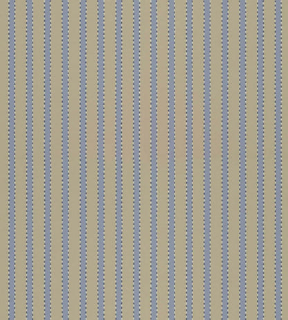 Stiched Stripe Wallpaper by Langelid Von Bromssen Washed Denim