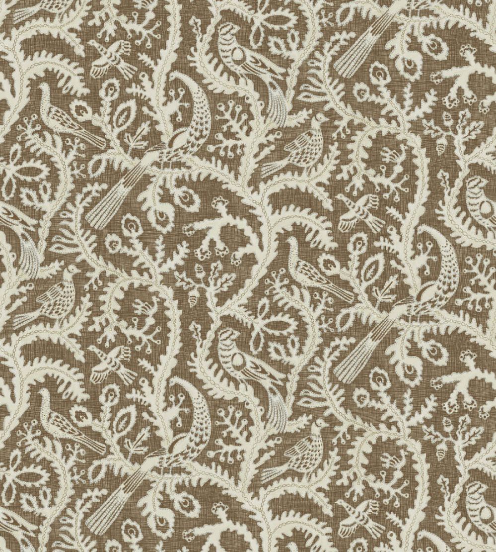 Stitched Birds Wallpaper by Josephine Munsey Brown