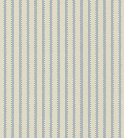 Stitched Stripe Wallpaper by Langelid Von Bromssen Faded Denim