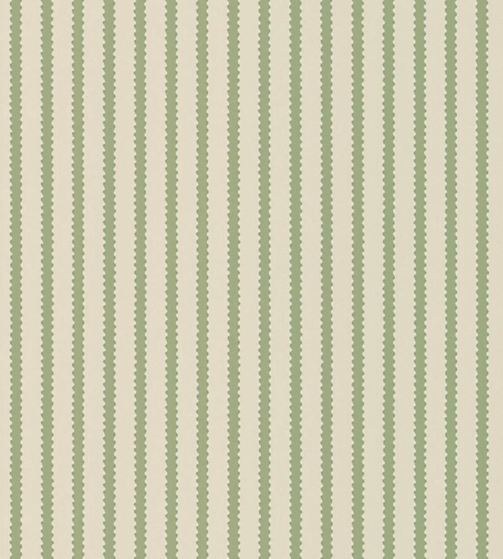 Stitched Stripe Wallpaper by Langelid Von Bromssen Olive
