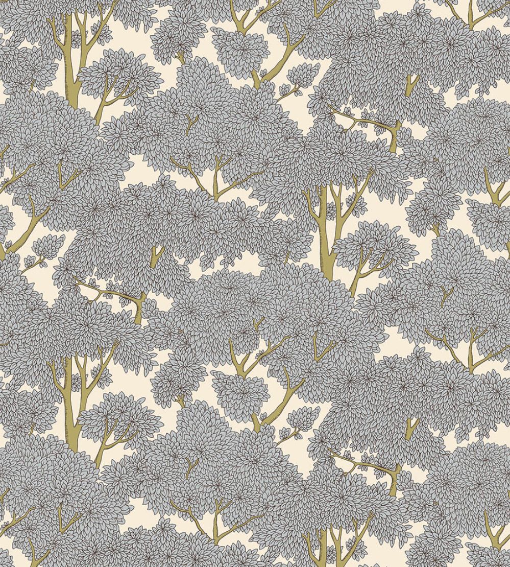 Stockend Woods Wallpaper by Josephine Munsey Salt Ridge and Barton Blue
