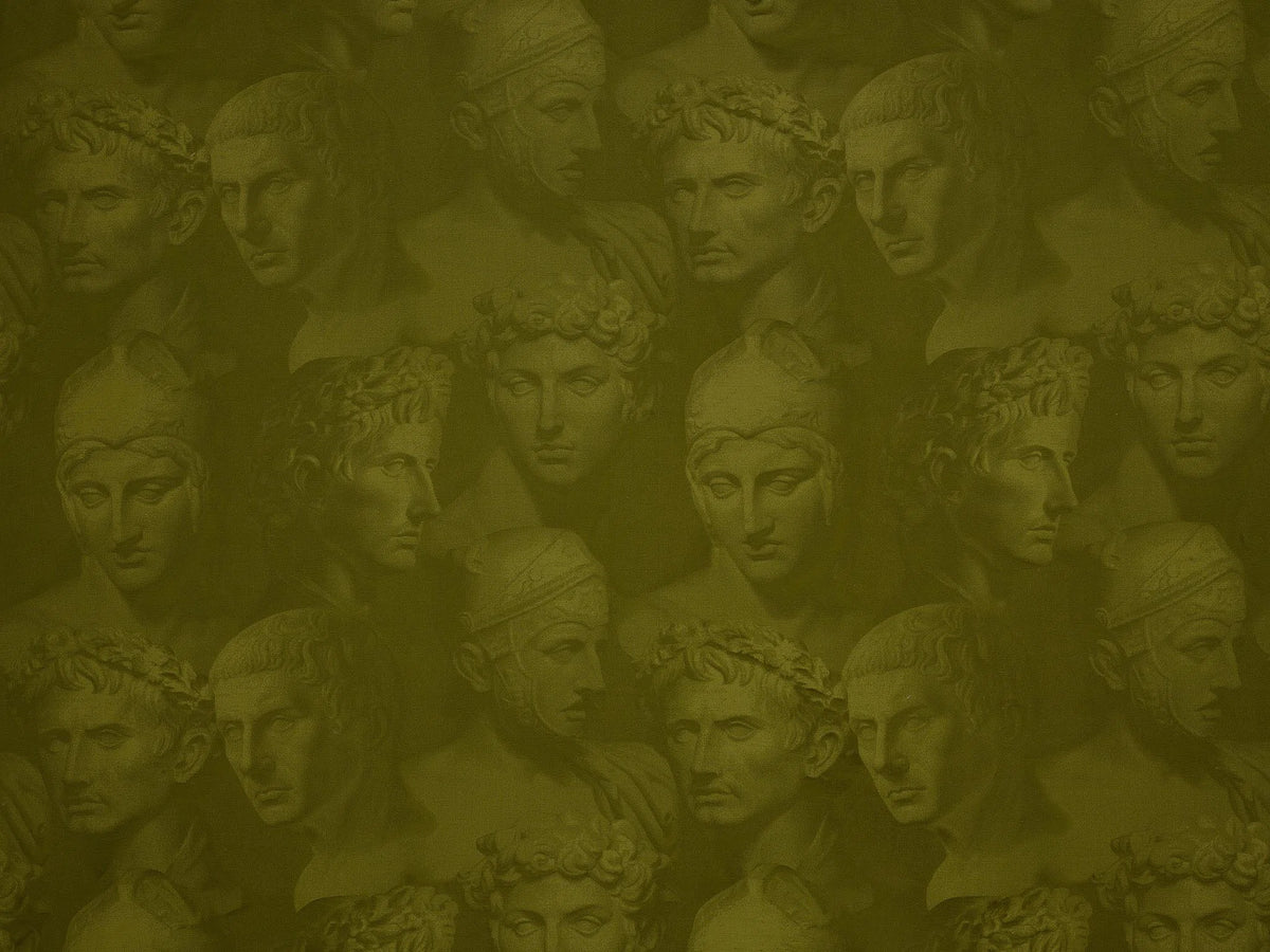 Stoned Romans Fabric by Pierre Frey in Olive (F3554003)
