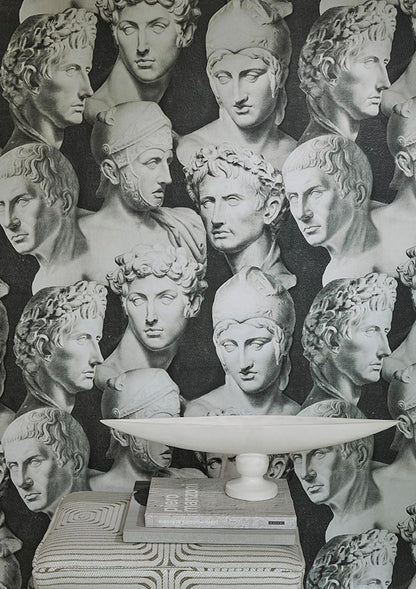 Stoned Romans Fabric by Pierre Frey shown in a room setting (view 1)