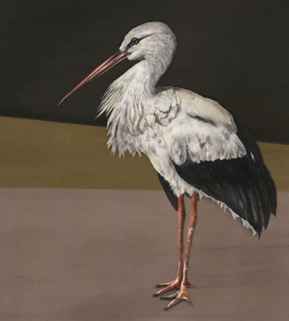 Stork Mother Mural by Coordonne Black
