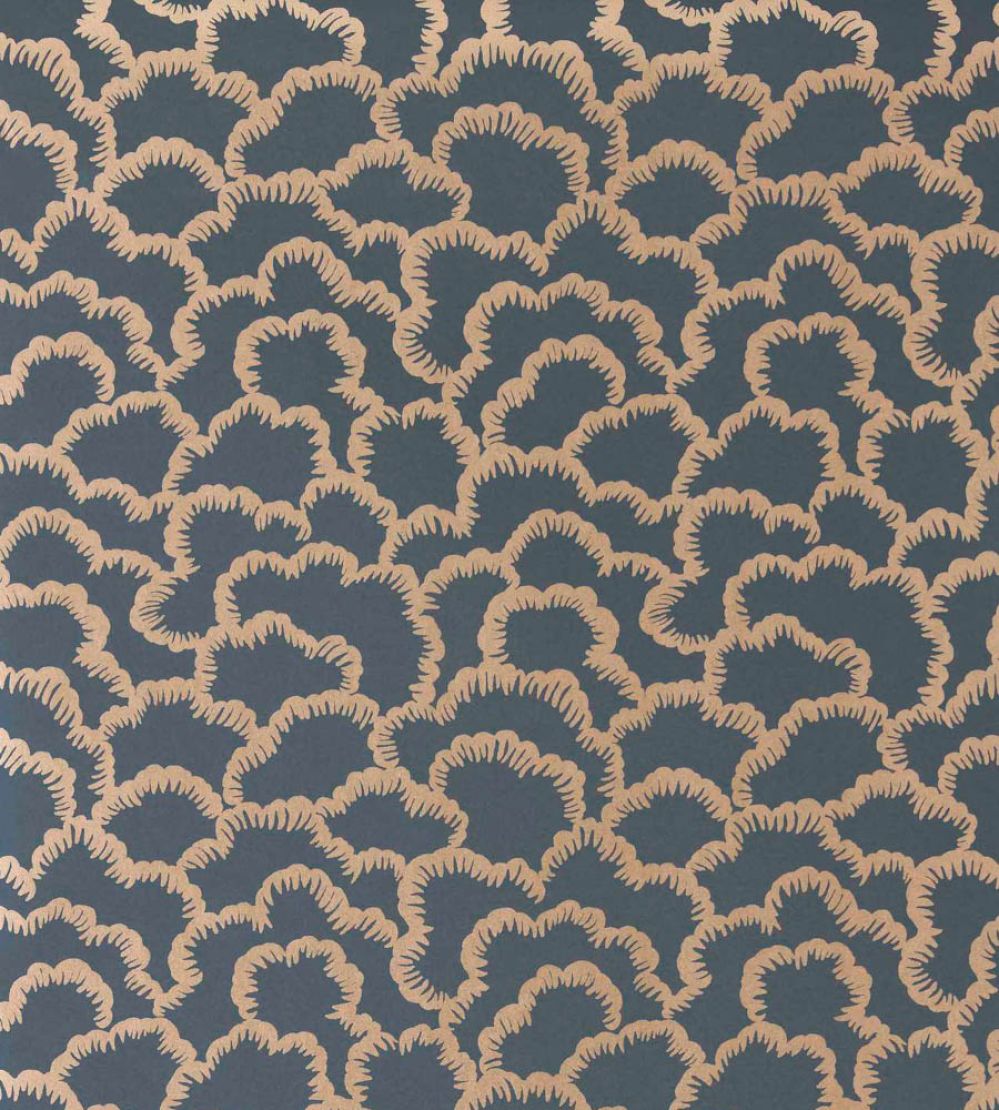 Stratus Wallpaper by 1838 Wallcoverings Future Dusk