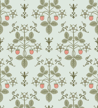 Strawberry Wallpaper by Cole & Son Duck Egg