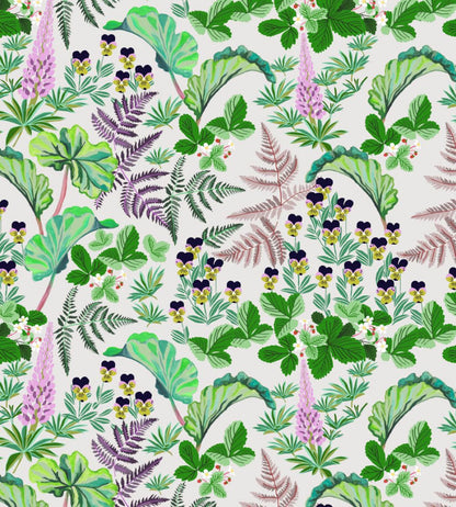 Strawberry Fields Wallpaper by Parker & Jules Spring Green
