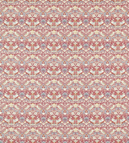 Strawberry Thief Fabric by Clarke & Clarke Plum