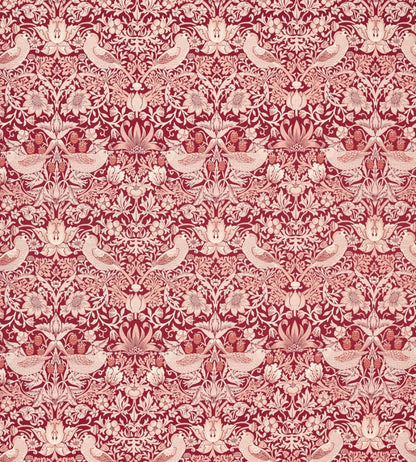 Strawberry Thief Jacquard Fabric by Clarke & Clarke Plum