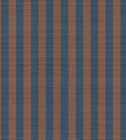Stria Wallpaper by Jannelli&Volpi Navy/Brown
