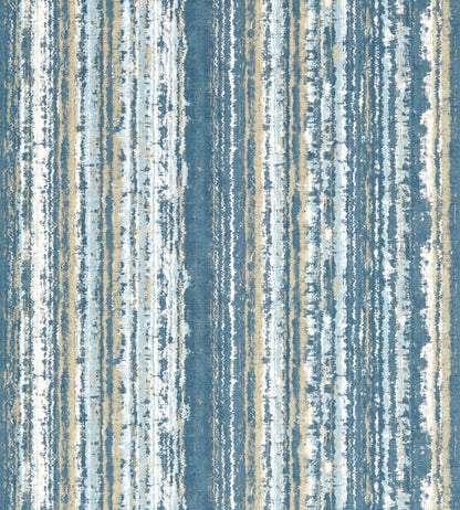 Striatus Wallpaper by Clarke & Clarke Midnight