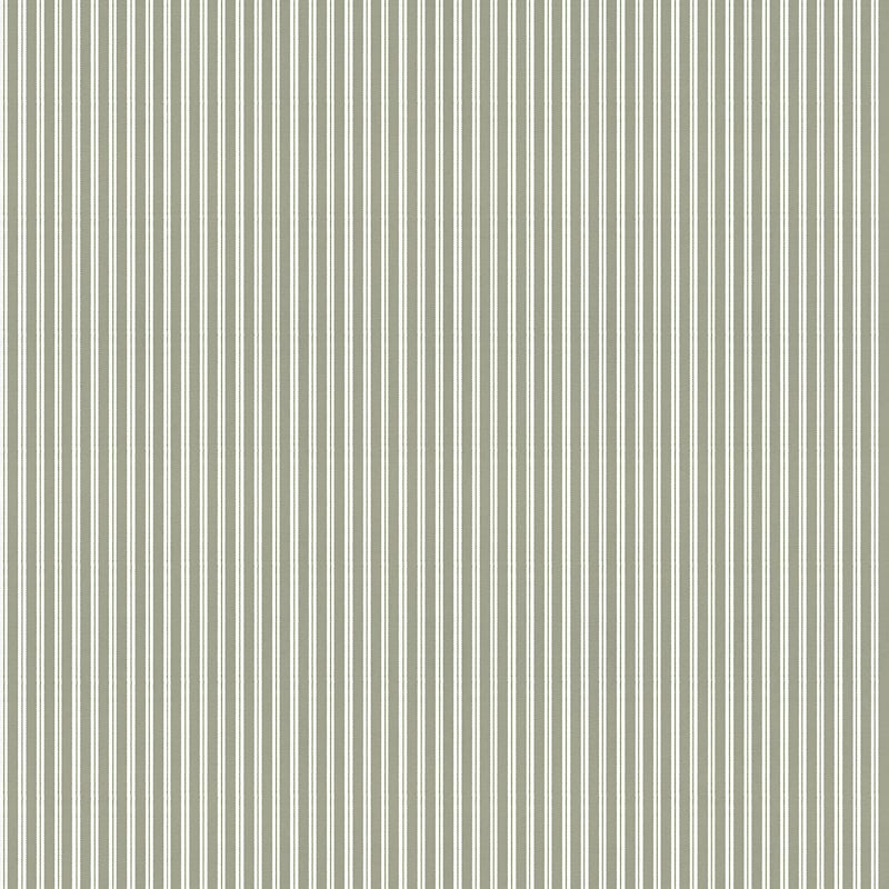 Stripe 0,7 wallpaper by Coordonné in Matcha, flat pattern view