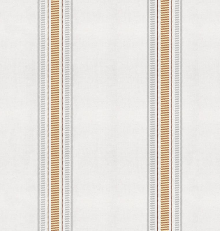 Stripe 2 wallpaper by Coordonné in Curry, flat pattern view
