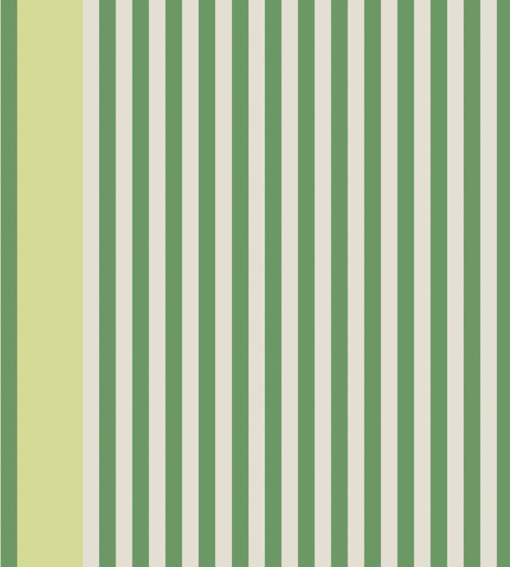 Stripe Wallpaper by Farrow & Ball Au Lait / Hog Plum