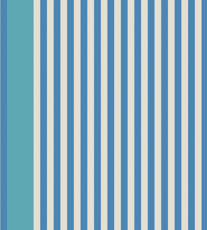 Stripe Wallpaper by Farrow & Ball Au Lait / Lobster