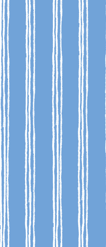 Stripe Swim mural by Bien Fait