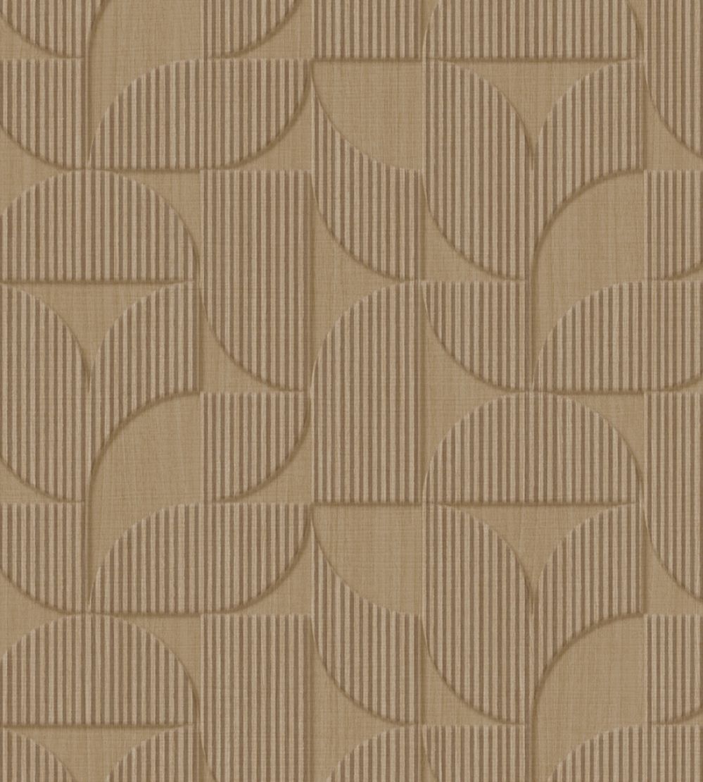 Striped Arches Wallpaper by Eijffinger Sand