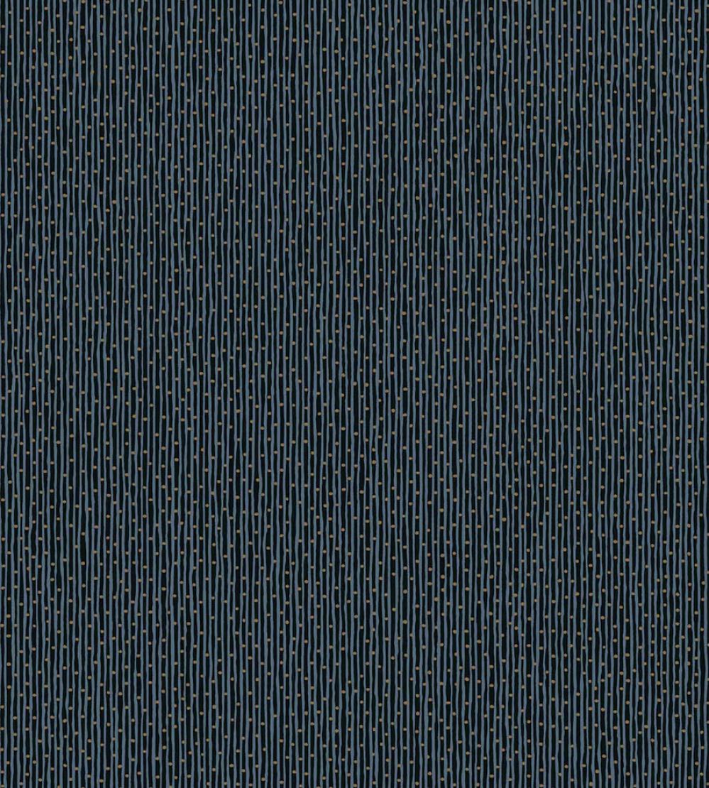 Stripes and Dots Wallpaper by Eijffinger Blue