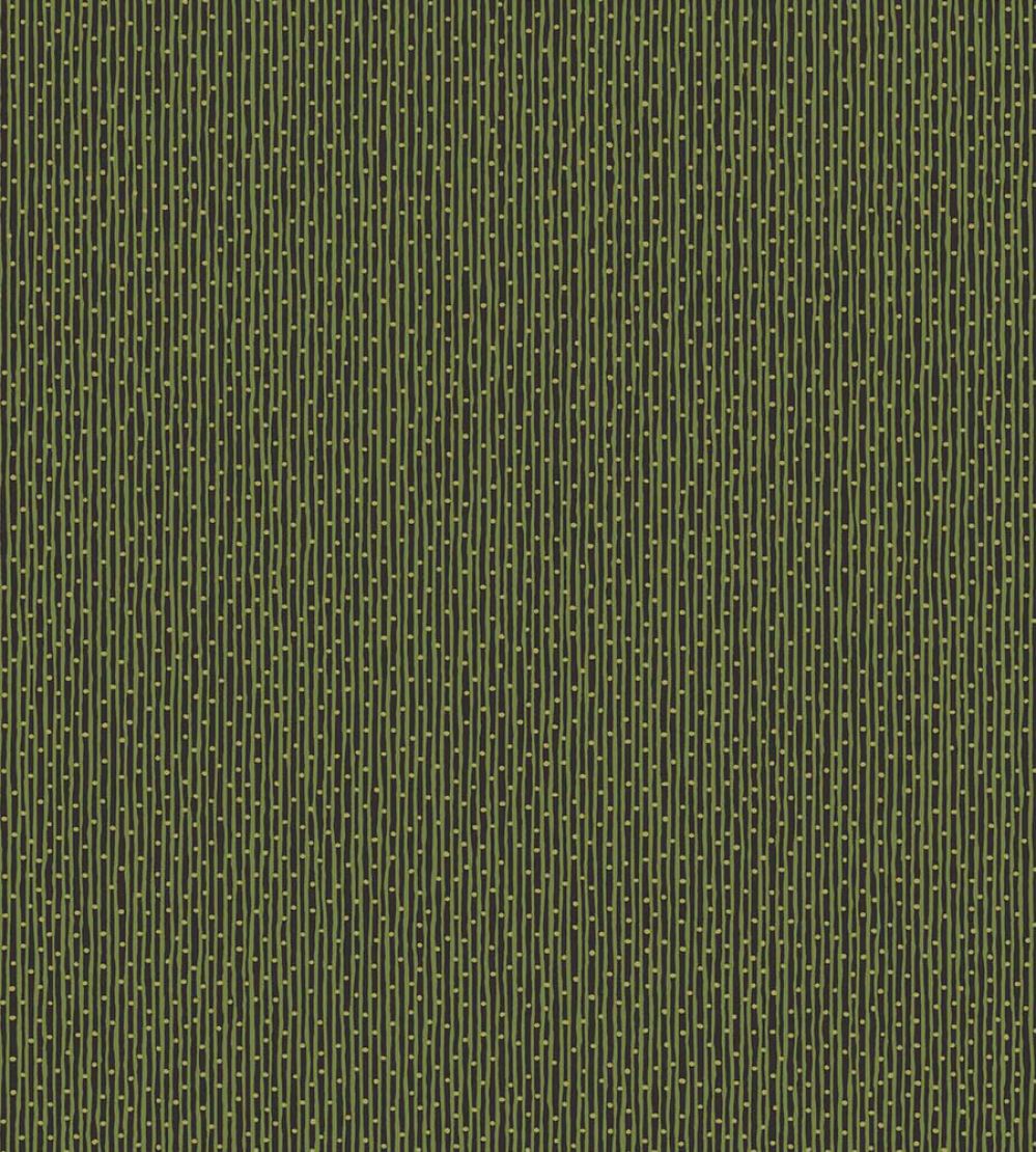 Stripes and Dots Wallpaper by Eijffinger Green