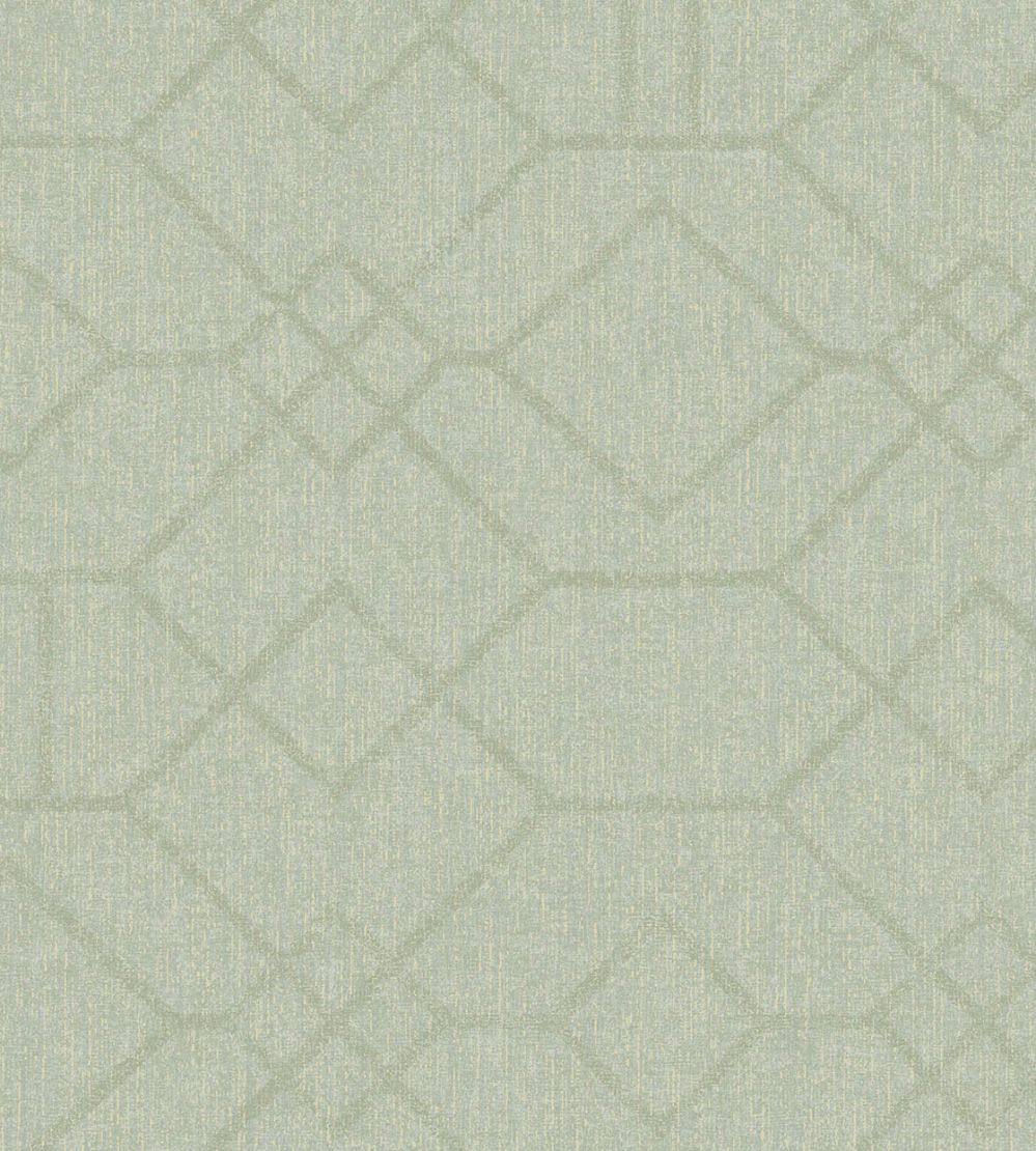Subtle Geometry Wallpaper by Eijffinger Green