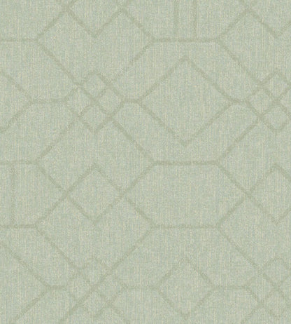 Subtle Geometry Wallpaper by Eijffinger Green