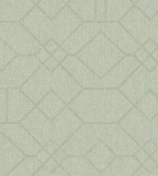 Subtle Geometry Wallpaper by Eijffinger Green