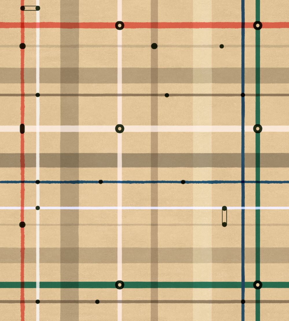 Subway Wallpaper by Tres Tintas Copper