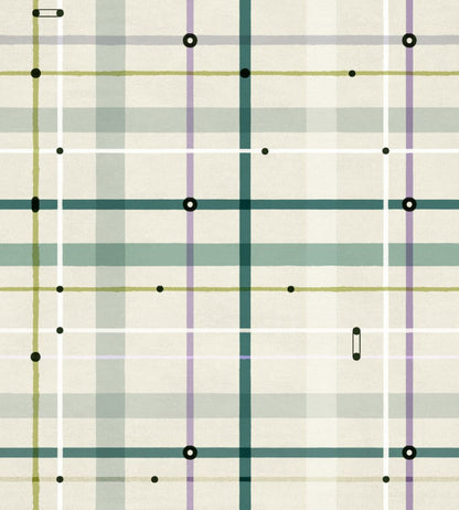 Subway Wallpaper by Tres Tintas Lilac