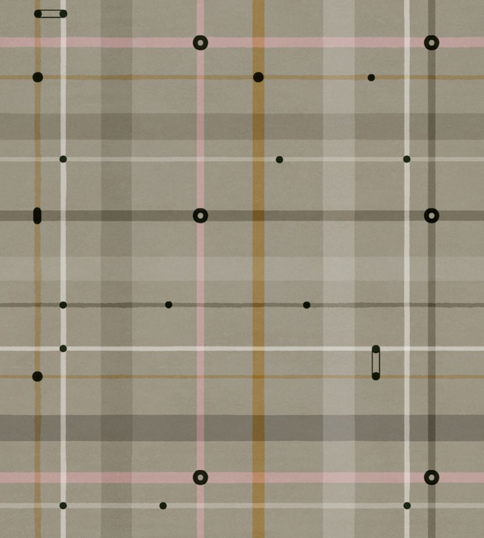 Subway Wallpaper by Tres Tintas Silver