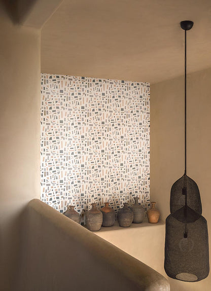 Suki Wallpaper by Pierre Frey shown in a room setting (view 1)
