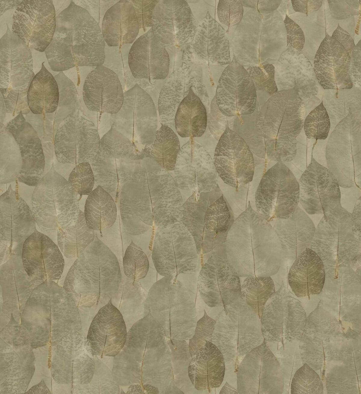 Suman wallpaper by Coordonné in Moss, flat pattern view