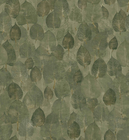 Suman wallpaper by Coordonné in Pistachio, flat pattern view