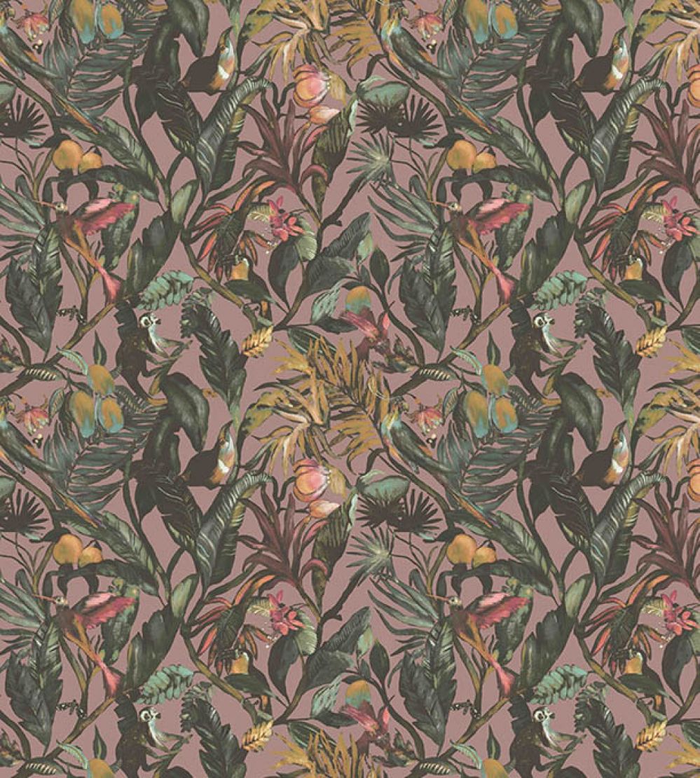 Sumatra Wallpaper by Arley House Blush
