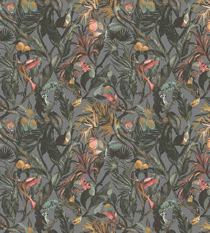 Sumatra Wallpaper by Arley House Steel Grey