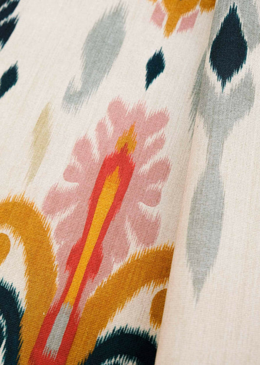 Sumba fabric by Coordonné in Cream, flat pattern view