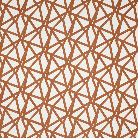 Sumi Embroidery Terracotta fabric by Harlequin