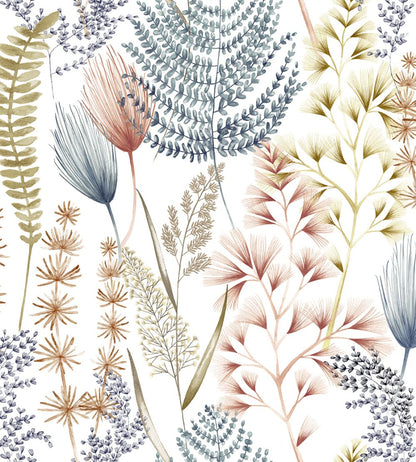 Summer Ferns Wallpaper by Ohpopsi Denim